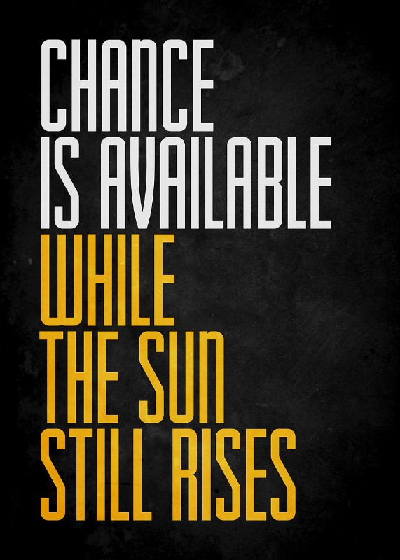 Chance Is Available Poster