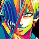 Chansaw Man Pop art Poster