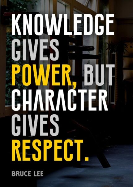 Character Gives Respect Poster