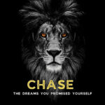 Chase your dreams animal motivational Poster