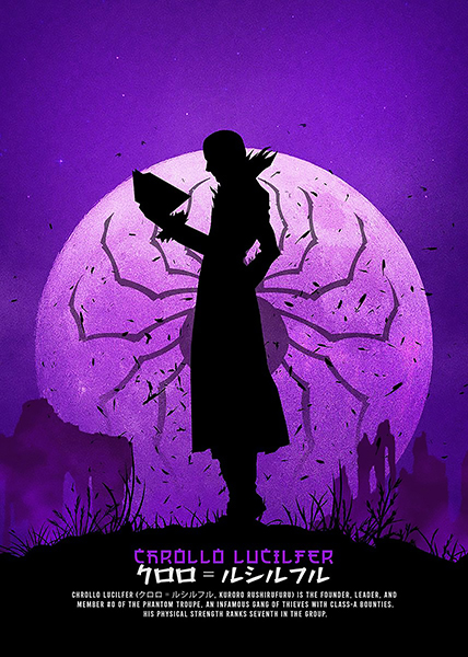 Chrollo Lucifer Phantom Troupe Hunter x Hunter Poster