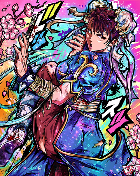 Chun Li Street Fighter Comic Poster