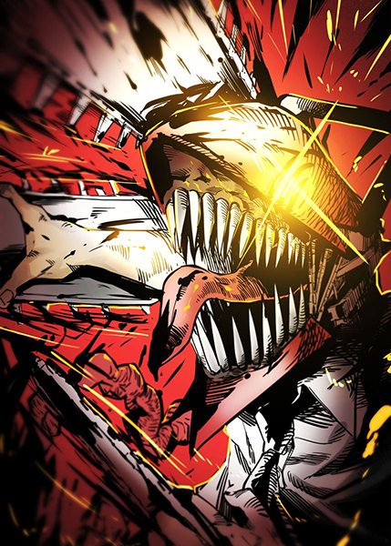 Clash of Power Chainsaw Man Poster