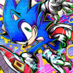 Classic Sonic the Hedgehog Comic Poster
