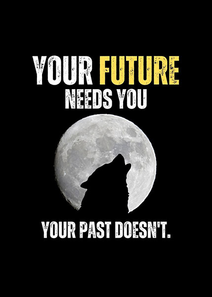 Concentrate on Future animal motivational Poster