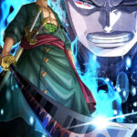 Conquerors Haki Roronoa Zoro One Piece Poster