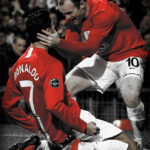 Cristiano Ronaldo and Rooney Football Sports Poster