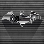 Cubist Bat Symbol of Hope Batman Poster