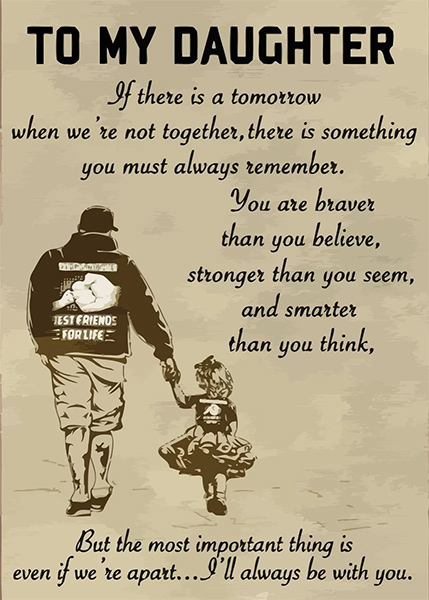 Dad to Daughter Poster