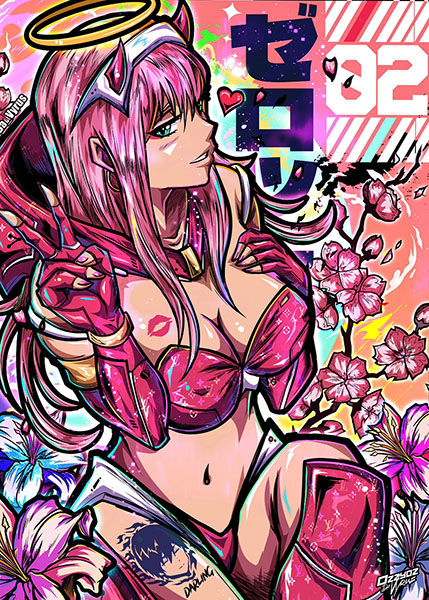 Darling in the Franxx 002 Anime Comic Poster