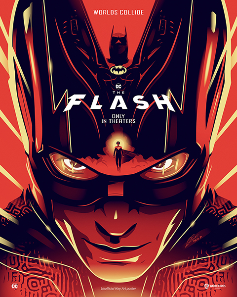 DC comics The Flash Poster