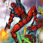 Deadpool vs Reptiles Comic Poster