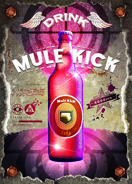 Mule Kick Drink Poster