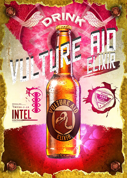 Vulture Aid Elixir Drink Poster