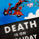 Death is on a Holiday Deadpool Comic Poster