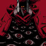 Demon Eyes Hellsing the Vampire Minimalist Poster