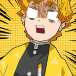 Demon Slayer Zenitsu Agatsuma Comic Poster