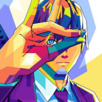 Denji Chansaw Man Pop art Poster