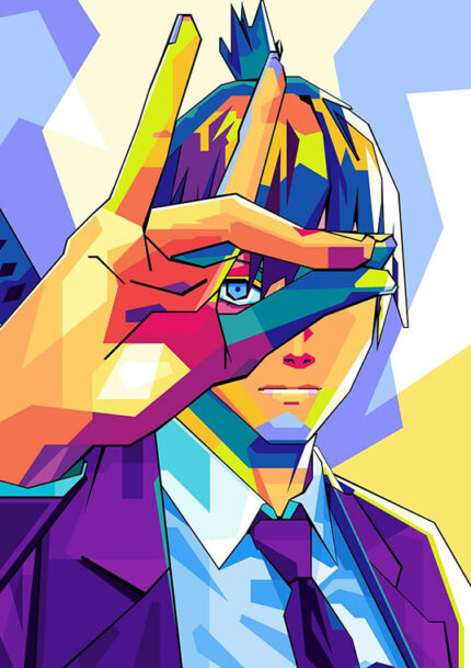 Denji Chansaw Man Pop art Poster