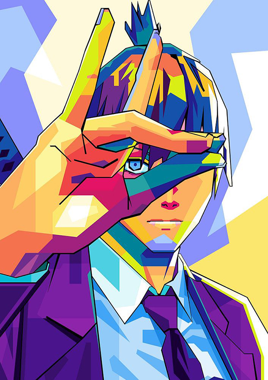 Denji Chansaw Man Pop art Poster