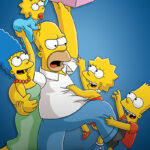 Donut Party The Simpsons Poster