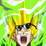 Dragon Ball Gohan Super Saiyan 2 Poster