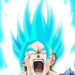 Dragon Ball Goku Super Blue Boost art Poster