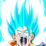 Dragon Ball Goku Super Saiyan Blue Poster
