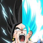 Dragon Ball Goku x Blue art Poster