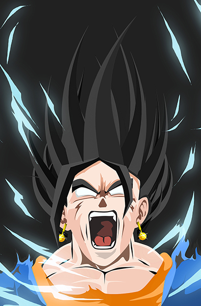 Dragon Ball Super Goku art Poster