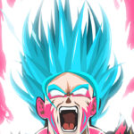 Dragon Ball Super Goku Blue Poster