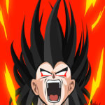 Dragon Ball Super Majin Vegeta art Poster