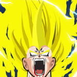 Dragon Ball Super Vegeta Saiyan 2 art Poster