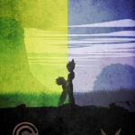 Dragon Ball Vegeta Trunks Minimalist anime Poster