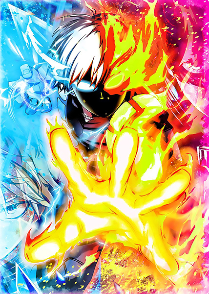 Dual Mana My Hero Academia Japanese anime Poster