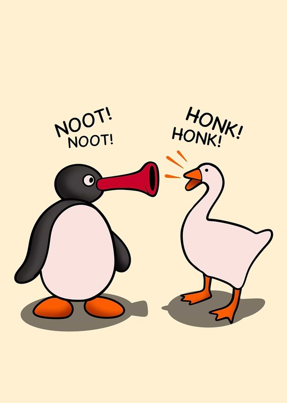 Duck And Noot Noot Poster