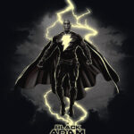 Dwayne Johnson Black Adam minimal Poster