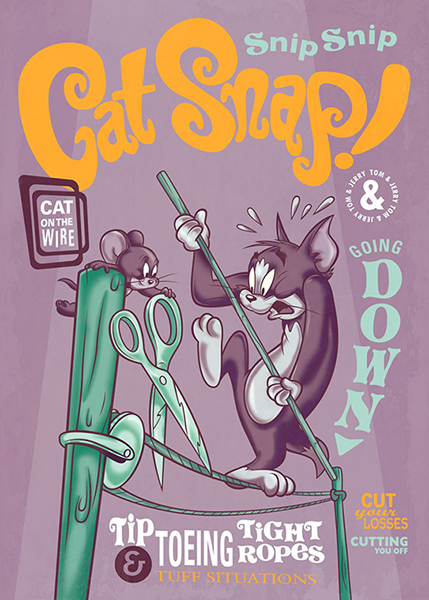 Cat Snap Tom and Jerry Poster