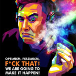 Elon Musk Retro Poster