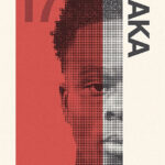 England Bukayo Saka Football Sports Poster