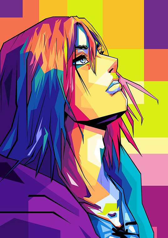 Eren Attack on Titan Pop art anime Poster