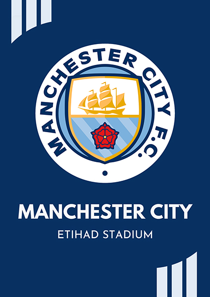 Etihad Stadium Manchester City FC Poster