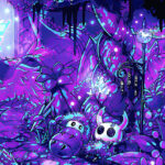 Evergreen Voilet Hollow Knight Poster