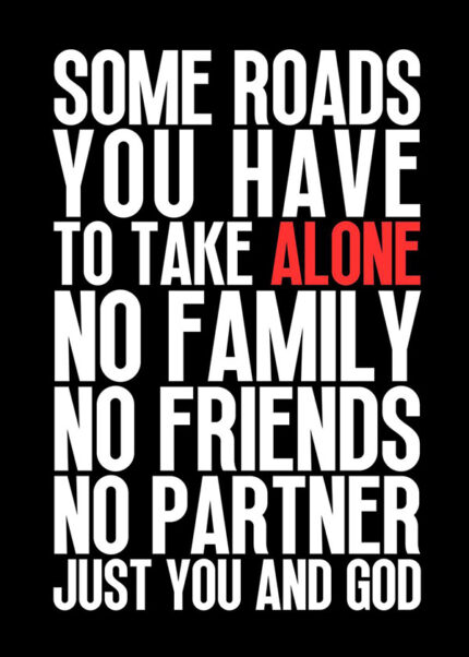 Everyone Roles Solo motivational Quote Poster