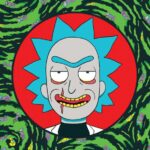 Evil Rick Portrait Rick and Morty Poster