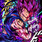 Evil Vegeta Dragon Ball Comic Poster