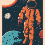 Explore the Galaxy Space Adventure Poster