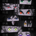 Eyes Hashira Demon Slayer anime Poster