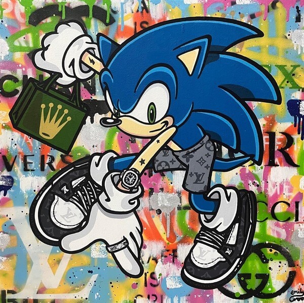 Faster Than the Speed of Light Sonic Poster