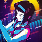 Faye Valentine Cowboy Bebop anime Poster